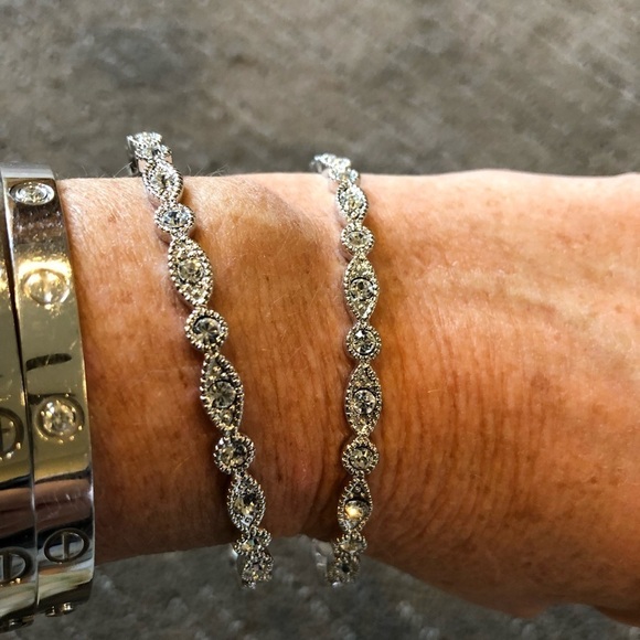 Rhinestone bracelets - Picture 2 of 3